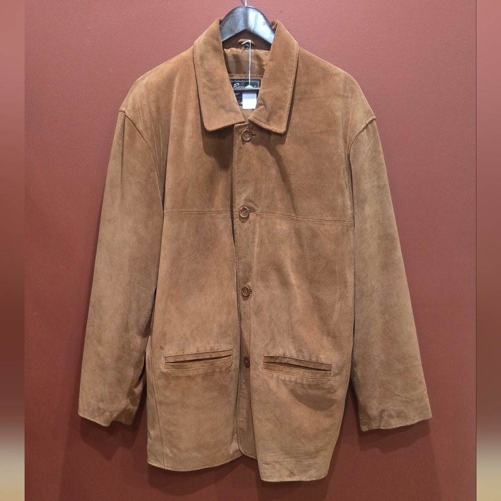 Vintage Suede Overcoat By Beyond